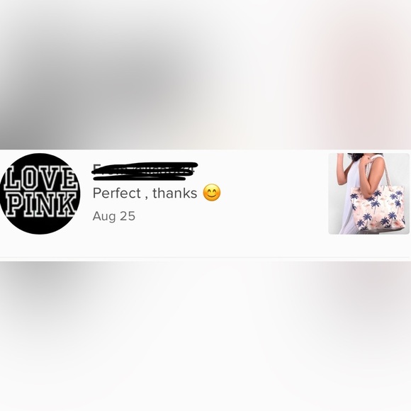 Sand Navy Palm Tree Flamingo Summer Zippered Tote Bag NWT - Picture 12 of 12